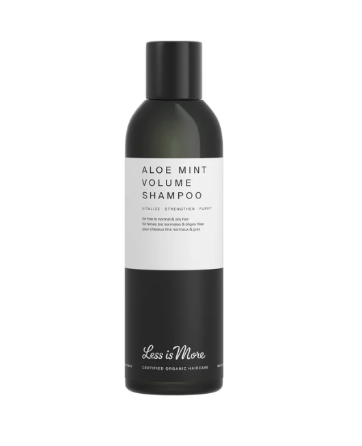 Shampoing aloe mint volume less is more