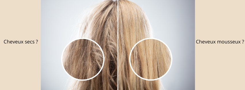 🔎 Cheveux secs ou mousseux : comment les reconnaître et les soigner ? 🔎